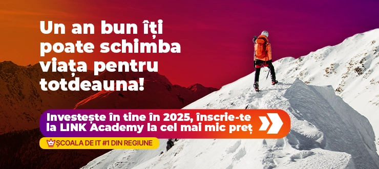 Schimbă-ți cariera la cel mai mic preț și primește 300 EUR bonus!