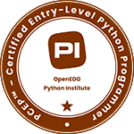 Certificarea Python Institute - Certified Entry-Level Python Programmer